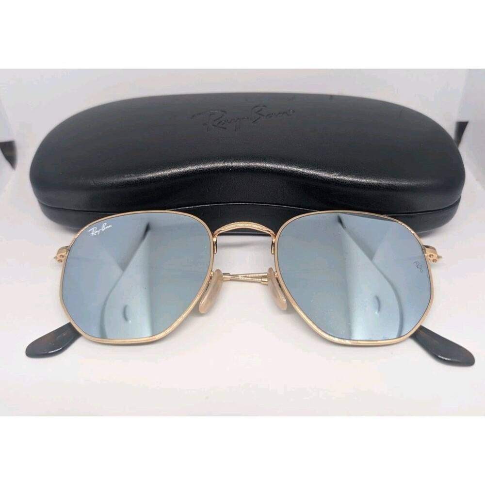 RAY-BAN RB 3548-N 001/30 GOLD MIRRORED AUTHENTIC FRAMES SUNGLASSES 51-21